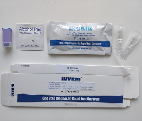 SARS-CoV-2 het Antilichamentest Kit One Step Self Testing INVBIO van Coronavirus IgG IgM