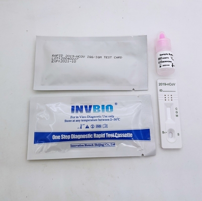 Home CE goedgekeurde Igg Igm-antilichaamtestkit SARS-CoV-2 Serum Plasma 25 stuks/doos