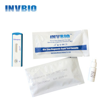 Van het Antilichamenchikungunya van IgG IgM van het serumplasma de Snelle Test Kit Card