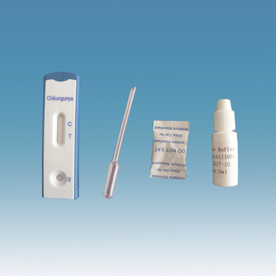Van het Antilichamenchikungunya van IgG IgM van het serumplasma de Snelle Test Kit Card