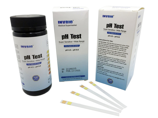 Van het de Reagensurineonderzoek van INVBIO Menselijke PH de Teststroken 3.00mm Breedte