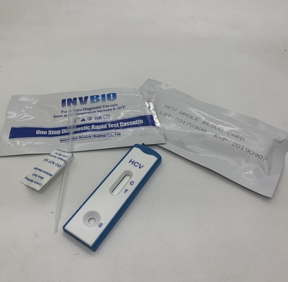Van de de Uitrustingencassette van de antihcv-Infectieziekte het Snelle Test Apparaat 25pcs/Box