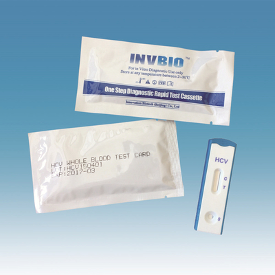 Van de de Uitrustingencassette van de antihcv-Infectieziekte het Snelle Test Apparaat 25pcs/Box